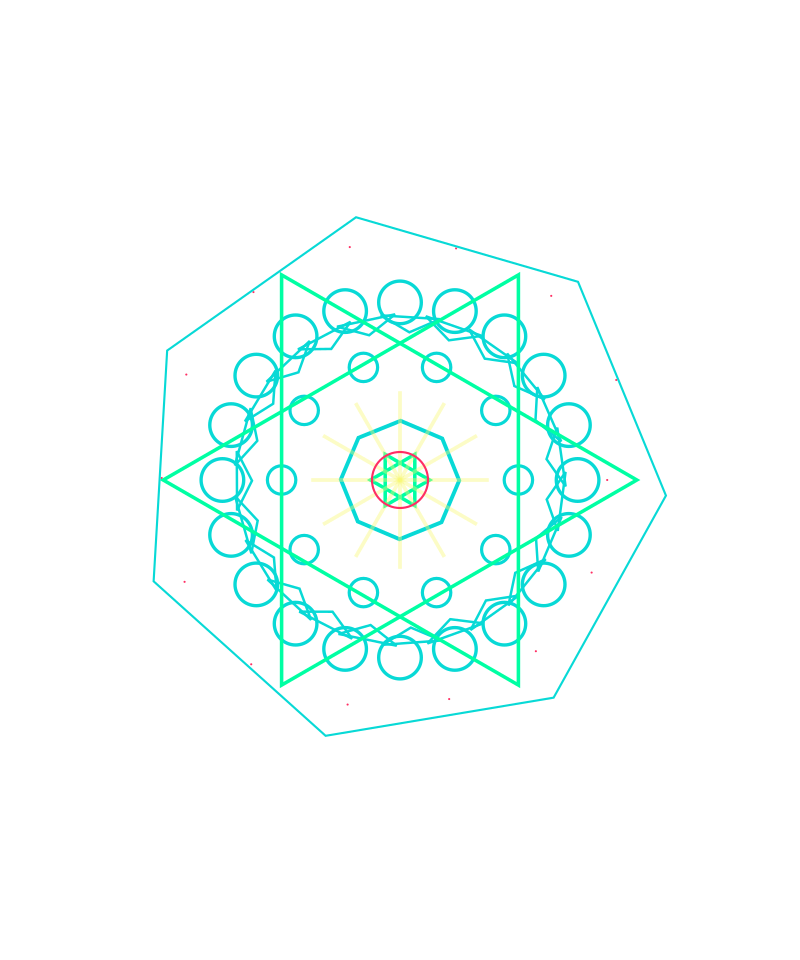 Ultra Mandala Fractal C6423Ba0